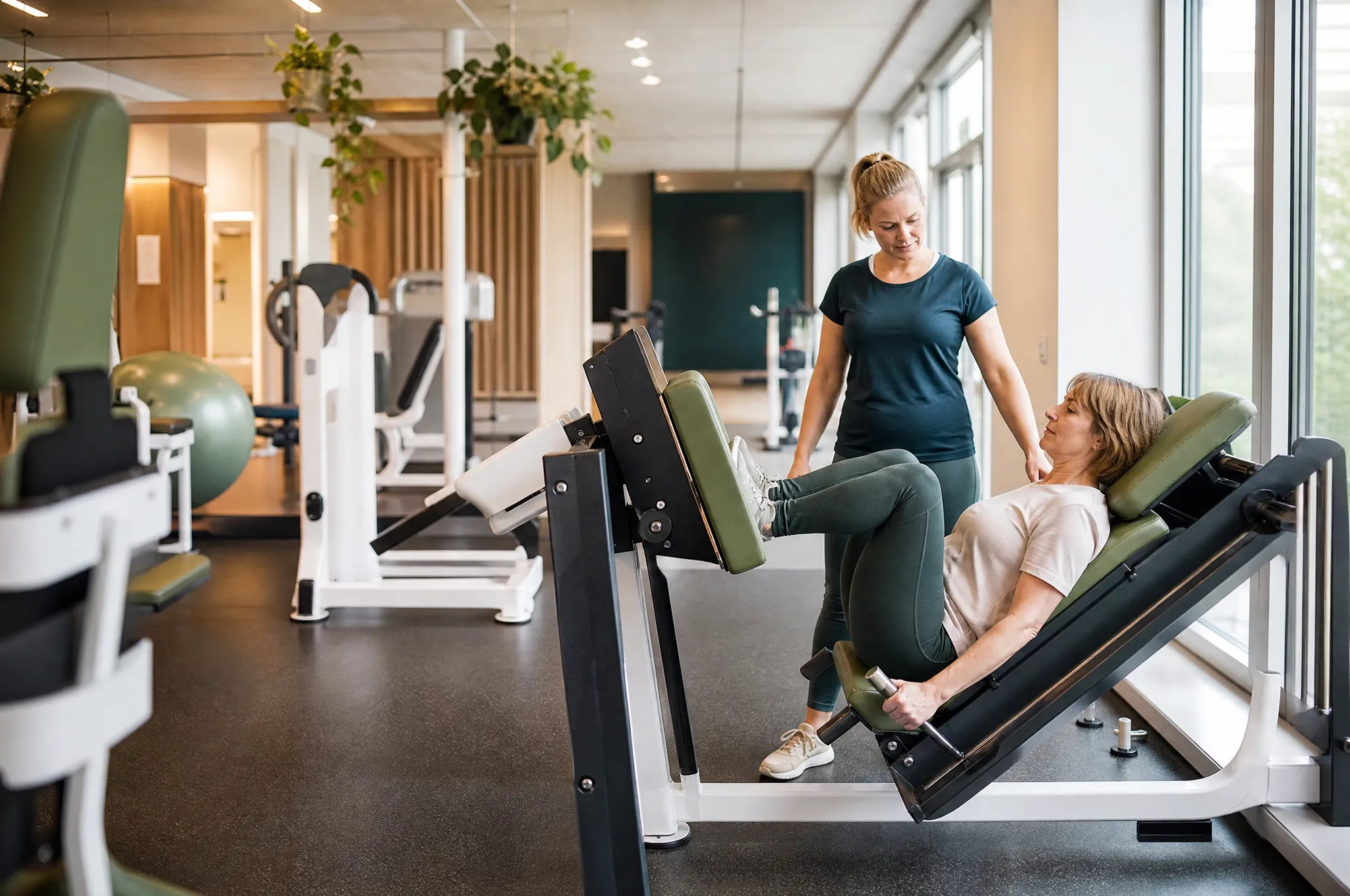Trainingsbereich mit modernen HUR-Geräten